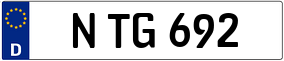 Truck License Plate